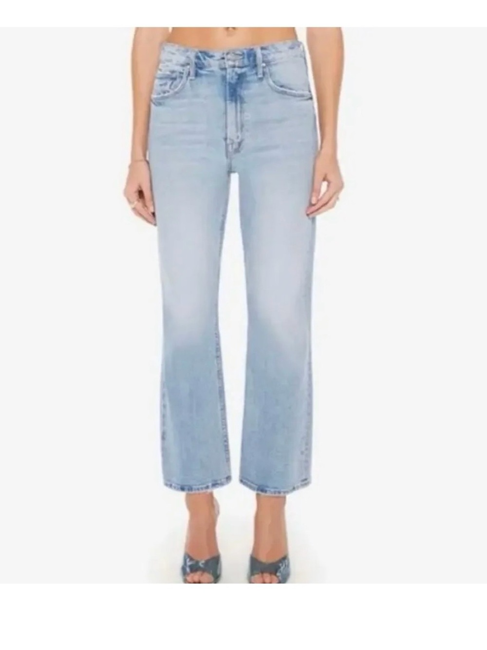 Mother Denim The Scooter Ankle Jeans In Don't Be A Square Size 30